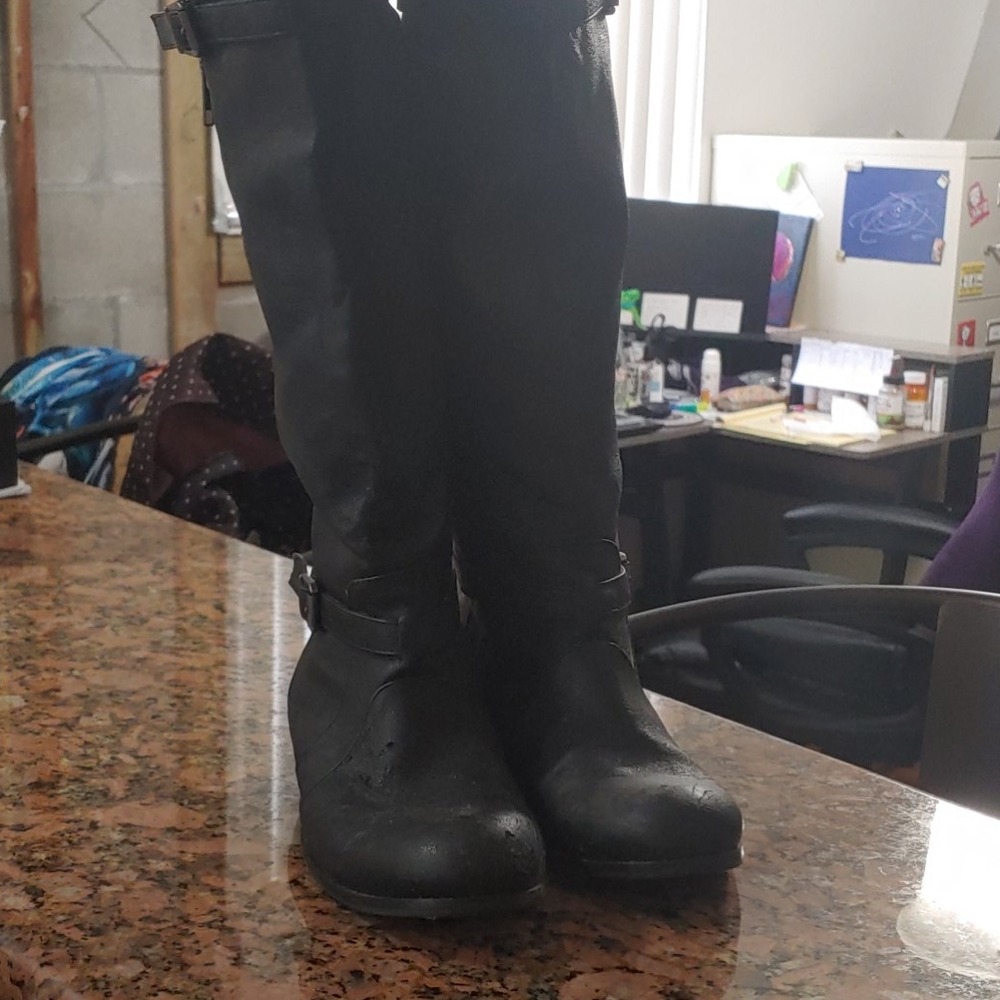 Dolce Vita Black Tall Riding Boots